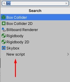 Добавление скрипта на спрайт Unity